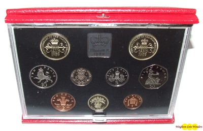 1989 Royal Mint Deluxe Proof Set - Click Image to Close